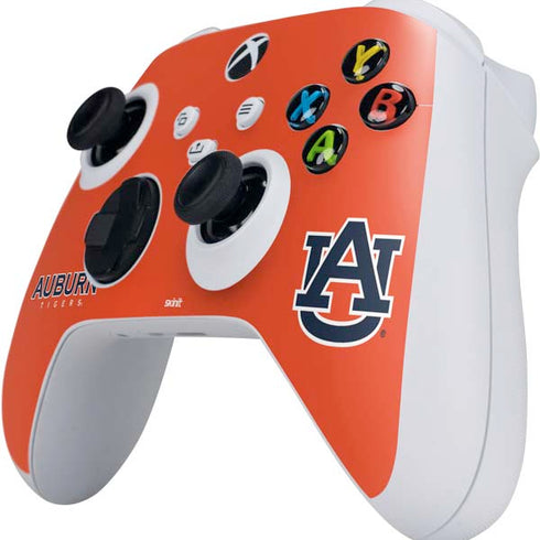 Auburn University Logo Orange Xbox Series S Controller Skin